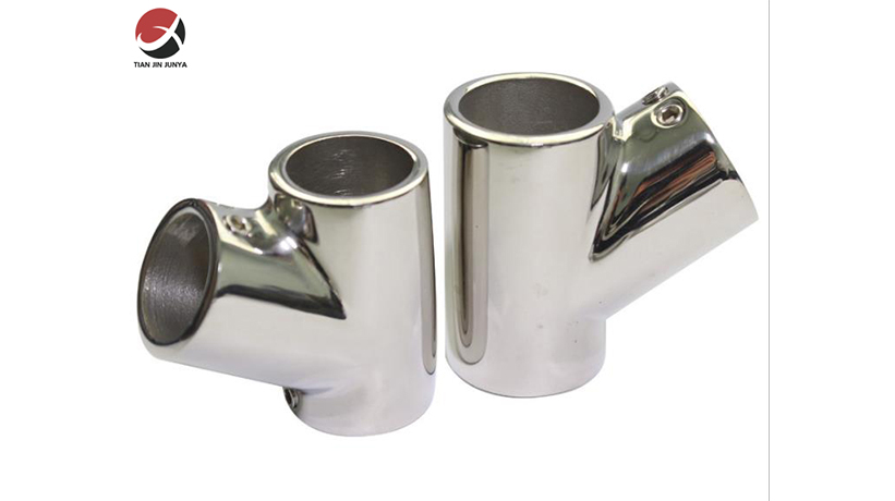 不(bú)鏽鋼60度三(san)通船用五(wǔ)金配件