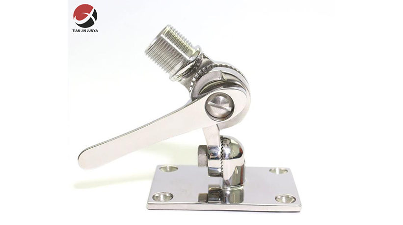 不鏽鋼(gāng)316船用五金(jīn)配件-底座(zuò)調節式天(tiān)線